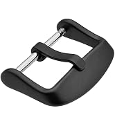 WOCCI Replacement Watch Strap Buckle, Stainless Steel, Choice of Colour and Size