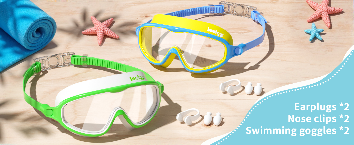 2Pack Kids Swim Goggles