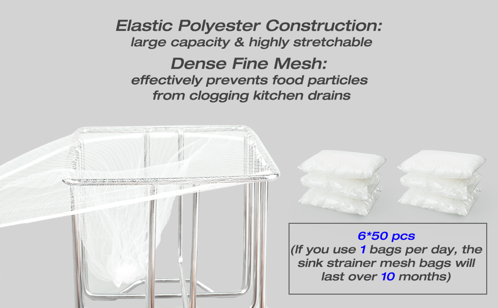 Super many mesh bags