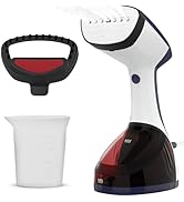 URPOWER 300ml Portable Clothes Steamer 15-Second Heat-Up Handheld Steamer for Clothes 1500W Detac...
