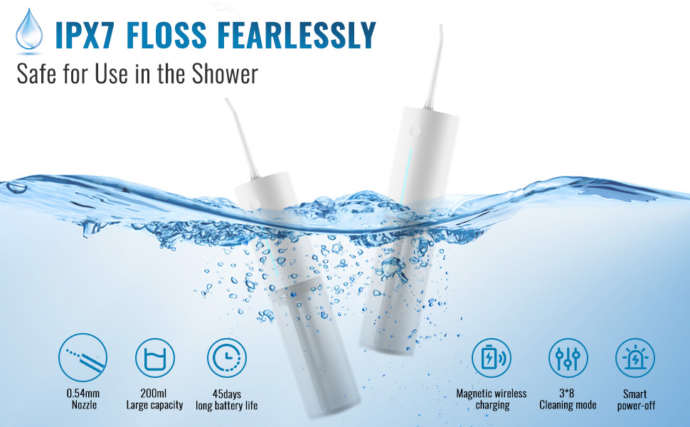 waterproof water dental flossers