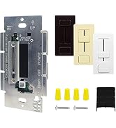 HitLights 60W Dimmable Driver and Dimmer Switch Single Integrated Unit, EZDim 120VAC to 12VDC Wal...