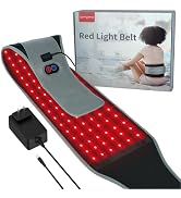 Comfytemp Red Light Belt with 126 LEDs, Wearable Red Light Wrap with Timer, 660nm & 850nm, Birthd...