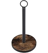 OROPY Paper Towel Holder Countertop with Heavy Duty Wood Base, Farmhouse Paper Towel Roll Stand f...