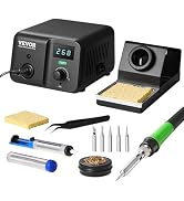 VEVOR Soldering Iron Station, 70W Digital Display Soldering Station Kit, 122°F- 932°F Temp Contro...