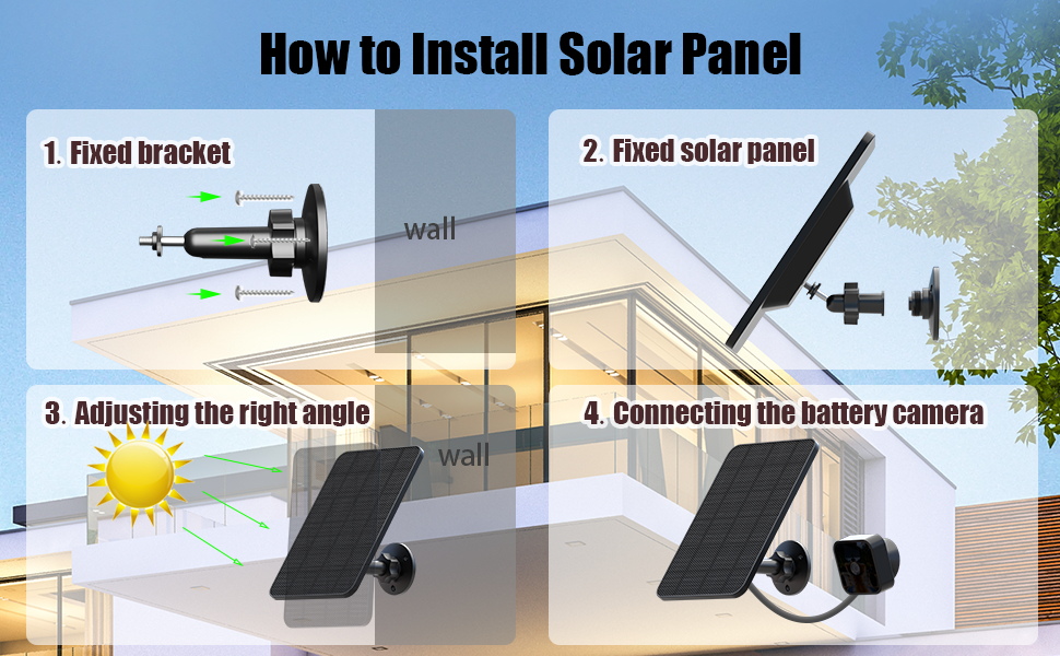 4 Pack Solar Panel for Blink Outdoor-6