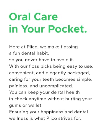 flavored floss picks mint