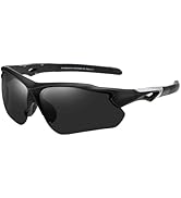FAGUMA Polarized Sports Sunglasses for Men Women Fishing Cycling Running Golf Motorcycle TR90 Fra...