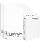 Lullaby 200 Pack Disposable Hand Towels for Bathroom, Linen Feel Hand Napkins, Soft and Absorbent...