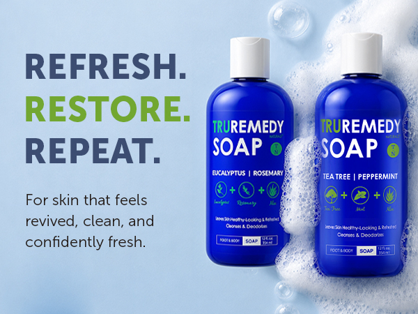 Truremedy Body Wash Refresh Restore Repeat