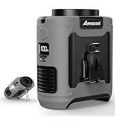 AMACOOL Portable Waist Fan Clip On, MAX 40H Work Time, 10000mAh Rechargeable Wearable Shirt Fan w...