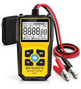 Car Battery Tester, 6V 12V 24V Automotive Battery Analyzer, 100-2000 CCA | INSTRODOTS Battery Tes...