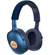 House of Marley Positive Vibration XL: Over-Ear Headphones with Microphone, Wireless Bluetooth Co...