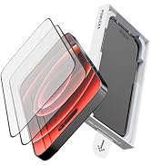 POWLEXA Tempered Glass Screen Protector for iPhone 16/iPhone 15 2 Pack, 9H Hardness Glass Protect...