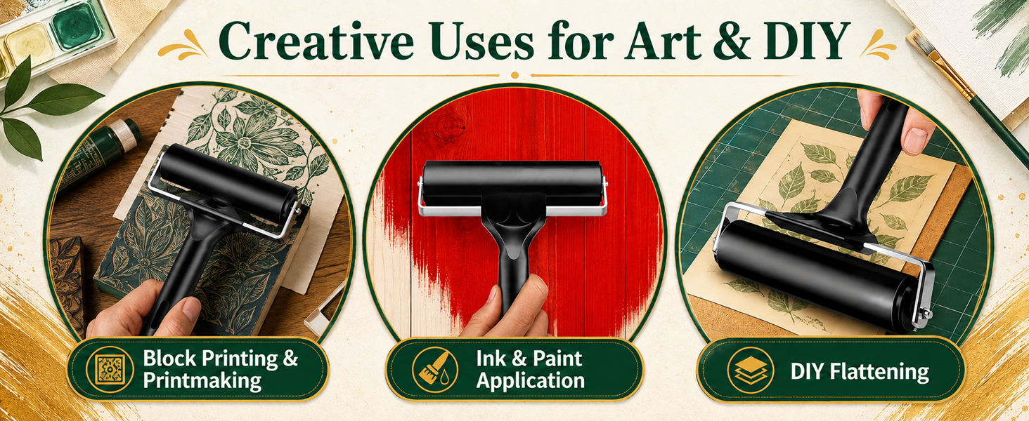 brayer rollers for printmakng