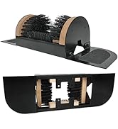 MAXIMILIAN Boot Scraper Outdoor Shoe Brush with Flaps Boot Scrubber Cleaning Heavy-Duty Shoe Clea...