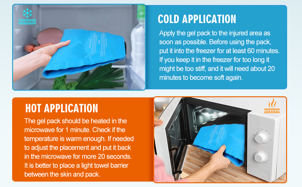 COLD APPLICATION and HOT APPLICATION