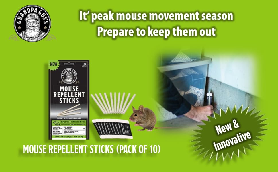Grandpa Gus's Mouse Repellent Sticks