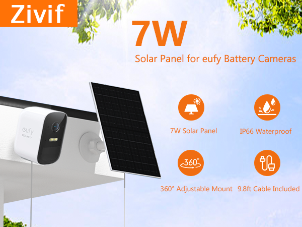 solar panel for camera