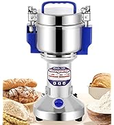 Moongiantgo 500g Grain Mill Grinder Electric High Speed Spice Grinder Flour Mill Stainless Steel ...