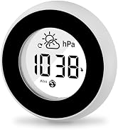 Raddy WT-2 Window Thermometer with Barometric Pressure & Weather Forecast, Magnetic Indoor Outdoo...