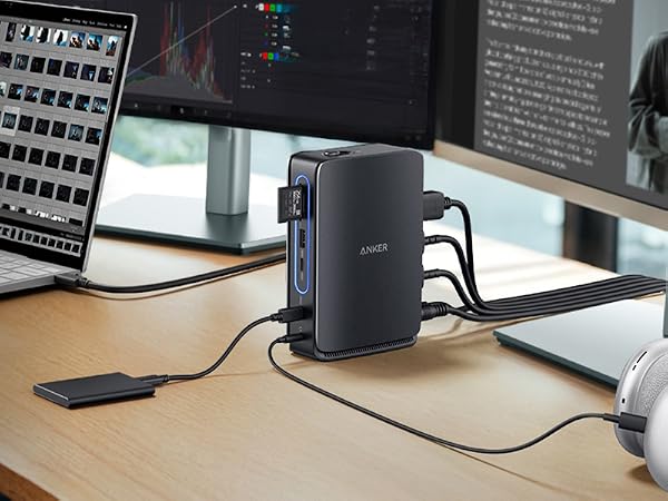 Anker 13-in-1 Docking Station with Detachable Hub