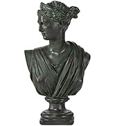 Midremer 12.5 Inch Greek Statue of Diana, Classic Roman Greek Mythology Head Bust Statue Resin Sc...