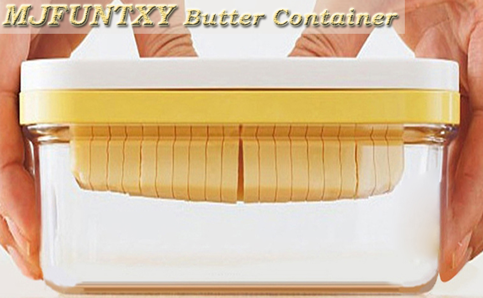 Butter Cutter Container with Lid Refrigerated Butter Container Butter Box Butter Cutter Slicer