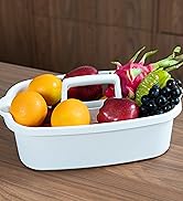 Goderewild Multi-Purpose Plastic Cleaning Caddy with Handle, Shower Caddy Organizer/Storage Baske...