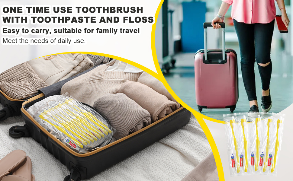travel size toothbrush and toothpaste set