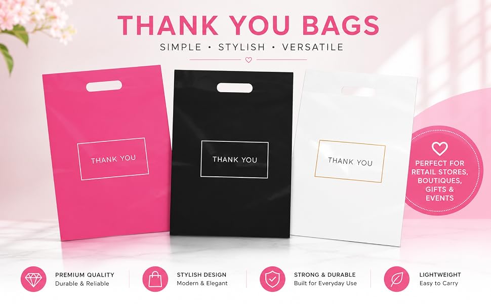 Thank You Bags 3 Colors