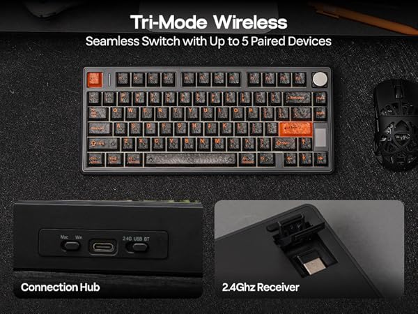 EPOMAKER TH80 V2 PRO Wireless Gaming Keyboard
