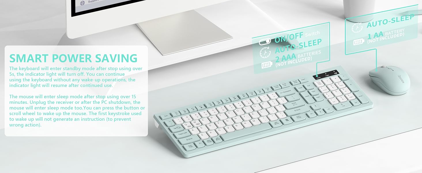 wireless keyboard and mouse a+5