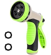 AnyEasy Garden Water Hose Nozzle ABS Water Spray Nozzle with 10 Spray Modes Suitable for Watering...