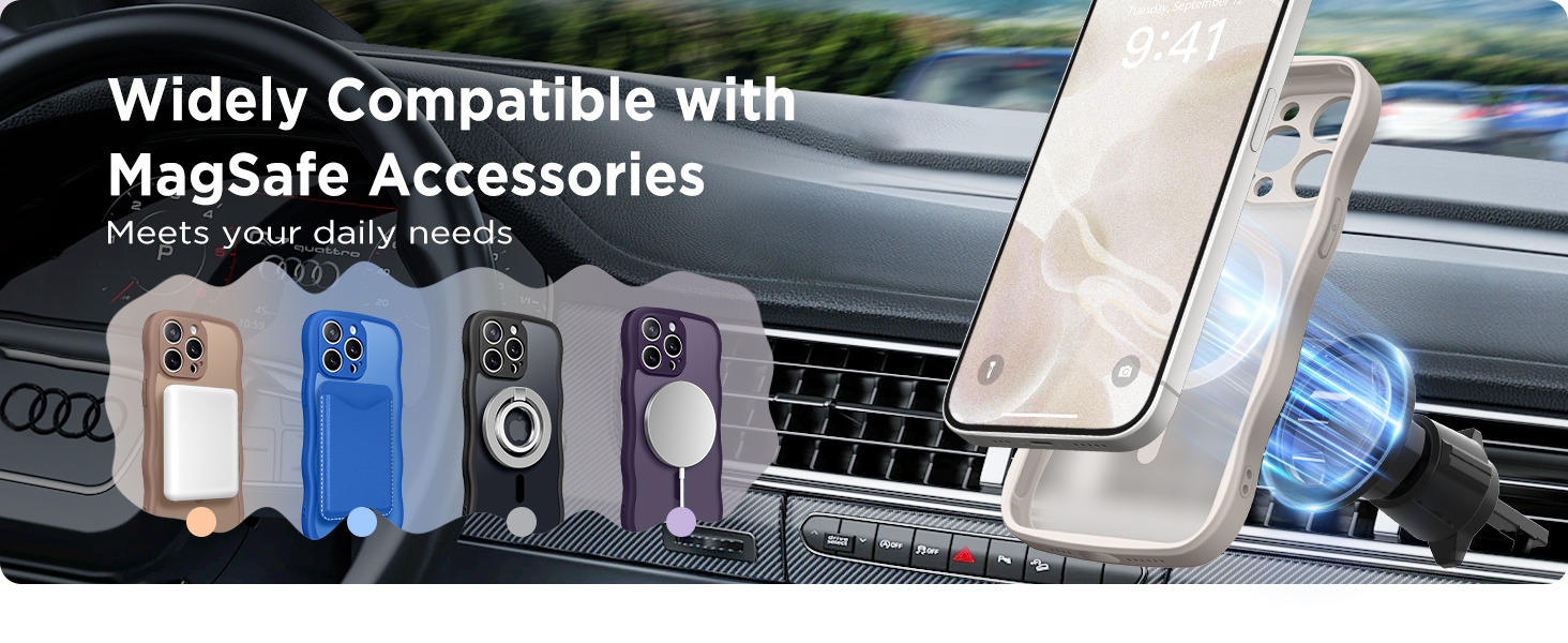 3 in 1 Magnetic for iPhone 15 ProMax Case, Upgraded Full Camera Protection Shockproof Translucent