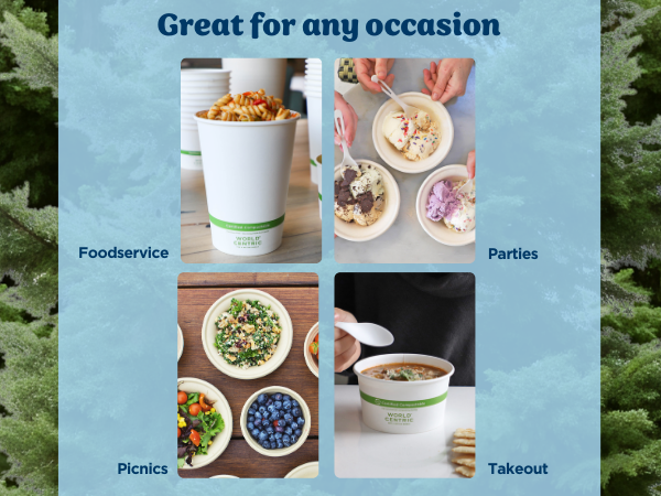 Great for any occassion, foodservice, parties, picnics, takeout