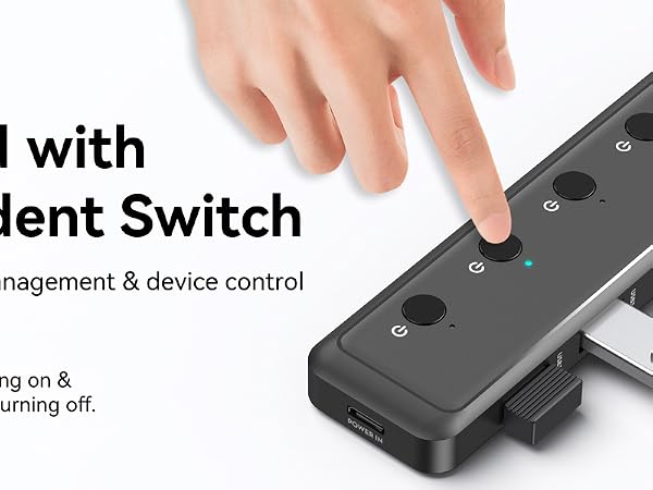 MOKiN USB A 3.0 hub