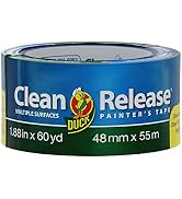 Duck Clean Release Blue Painter's Tape, 2-Inch (1.88-Inch x 60-Yard), Single Roll, 240195