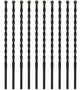 Sabre Tools 3/16 Inch x 5-1/2 Inch Masonry Drill Bit, 10-Pack Concrete Drill Bit, Carbide Tipped ...