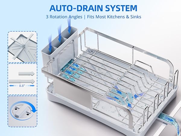 kitchen dish drying rack