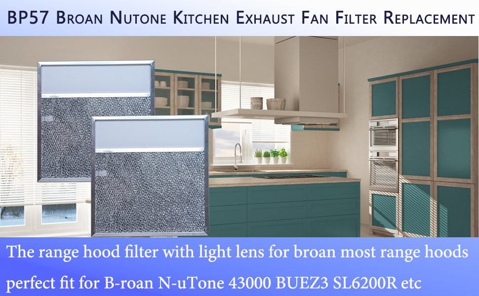 BP57 stove vent filter with light lens provides high compatibility