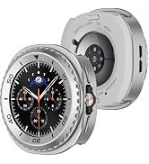 Amizee Metal Case Compatible with Samsung Galaxy Watch 8 Classic Case 46mm, Rugged Protective Bum...