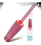 5-in-1 Nail Drill Bit Carbide: 3/32" Shank Nail Bits Quickly Remove Gel, Acrylic, Hard Gel Perfec...