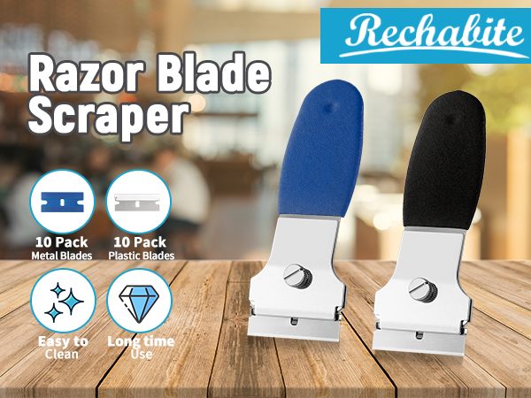 Razor Blade Scraper Multi-Purpose Cleaning Remover Tool