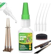 Pool Cue Tip Glue, 30g Clear Billiard Cue Adhesive for Pool Stick Repair & Tip Replacement, Heavy...