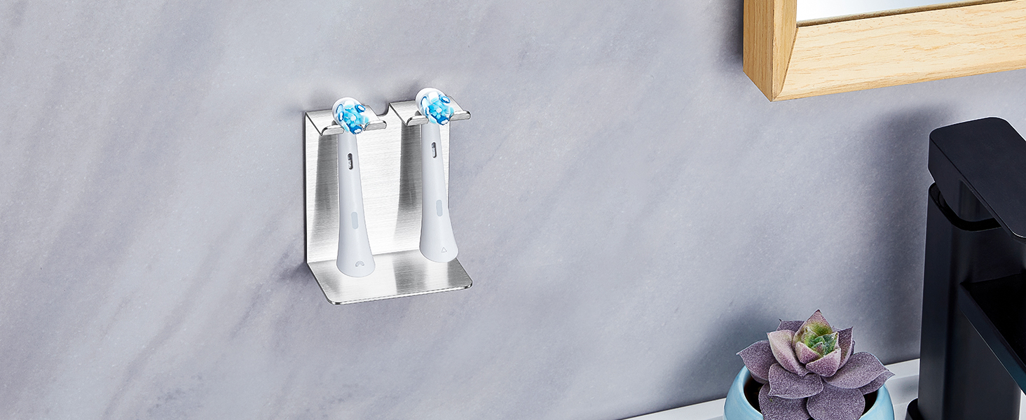 electric toothbrush head storage