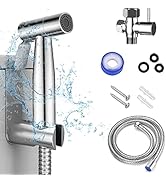 Handheld Bidet Sprayer for Toilet, Skybess Stainless Steel Bathroom Bidet Toilet Sprayer Set with...