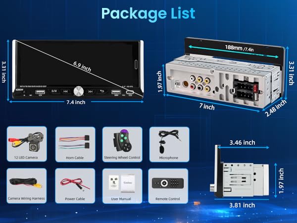 Single Din Car Stereo