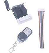 Mini 3.7V-12V 5V 6V 2 Channel Relay Remote Switch Wireless Remote Control Learning, 433Mhz Contro...