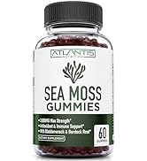 Irish Sea Moss Gummies - 3000MG - Formulated with Irish Sea Moss, Bladderwrack & Burdock Root. Ri...
